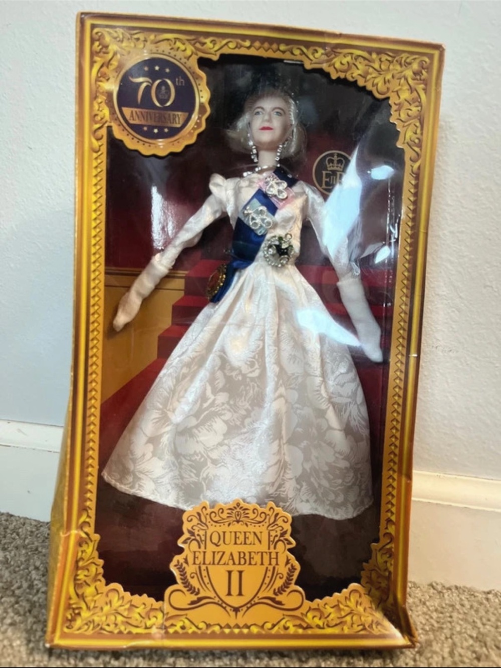 Mattel Queen Elizabeth the 2nd doll 70th anniversary